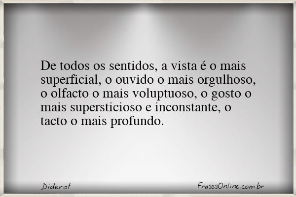 Frase de Diderot