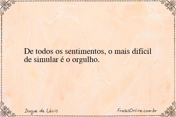 Frase de Duque de Lévis