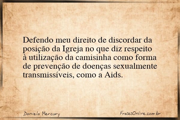 Frase de Daniela Mercury