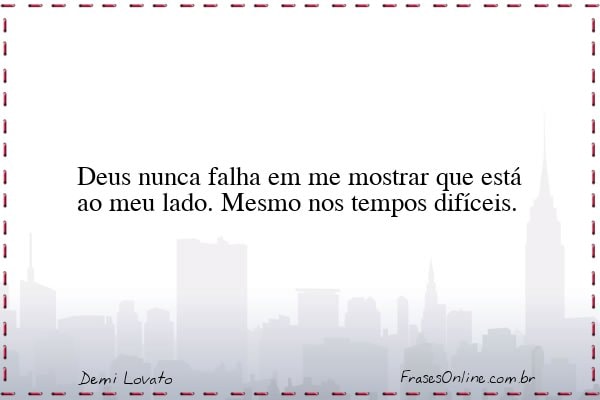 Frase de Demi Lovato