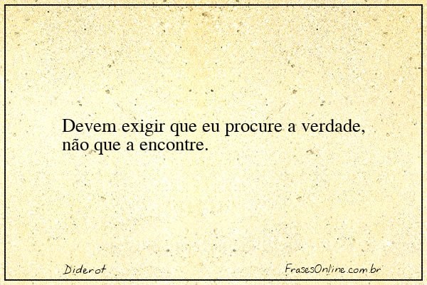 Frase de Diderot