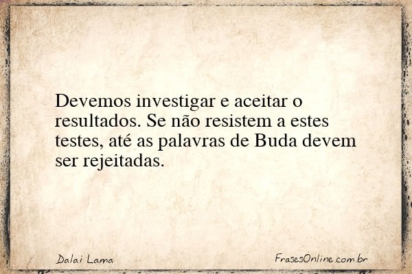 Frase de Dalai Lama