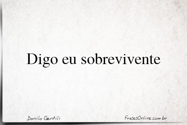 Frase de Danilo Gentili