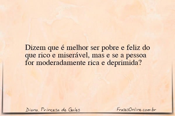 Frase de Diana, Princesa de Gales