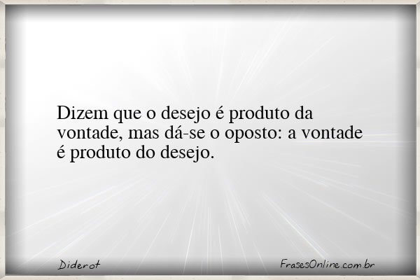Frase de Diderot