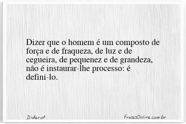 Frase de Diderot