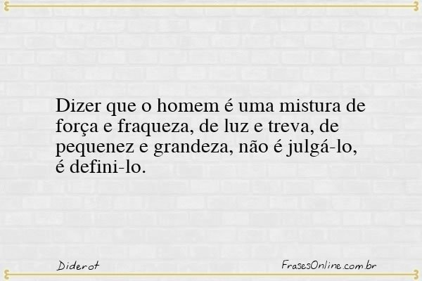 Frase de Diderot
