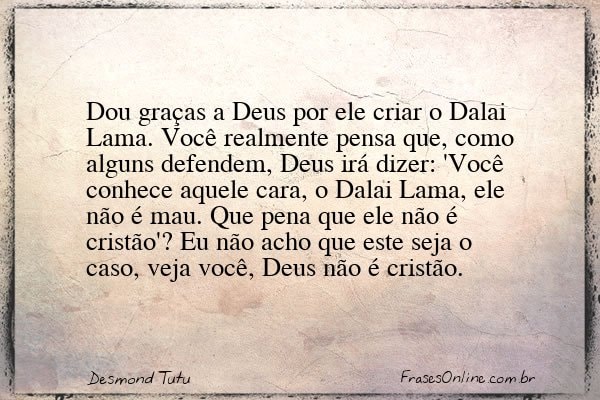 Frase de Desmond Tutu