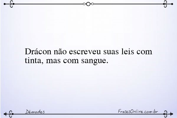 Frase de Dêmades