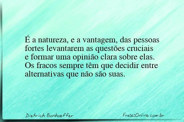 Frase de Dietrich Bonhoeffer