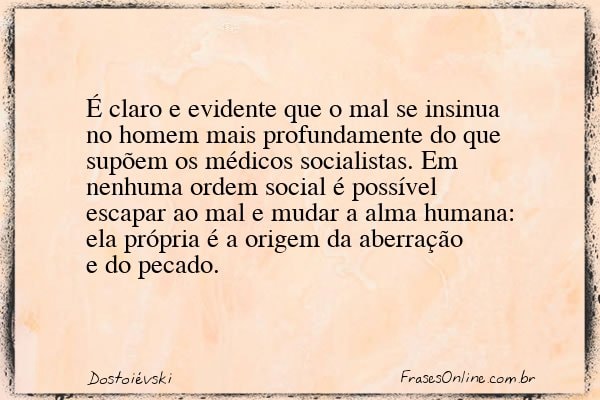 Frase de Dostoiévski