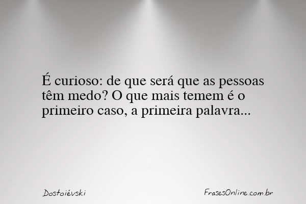 Frase de Dostoiévski