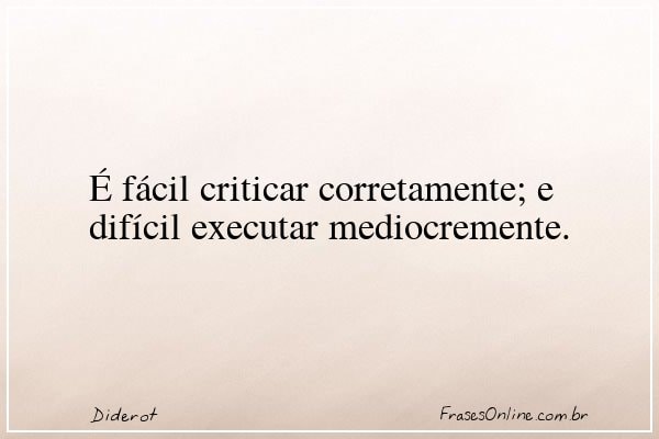 Frase de Diderot