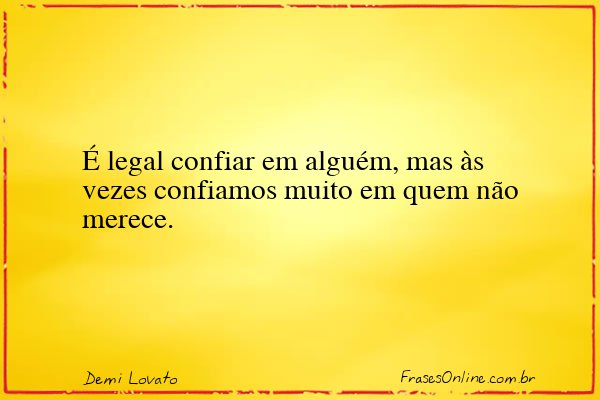 Frase de Demi Lovato