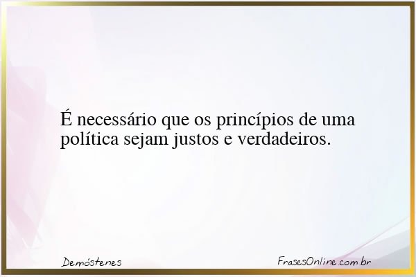Frase de Demóstenes