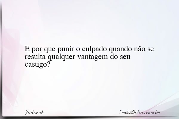 Frase de Diderot