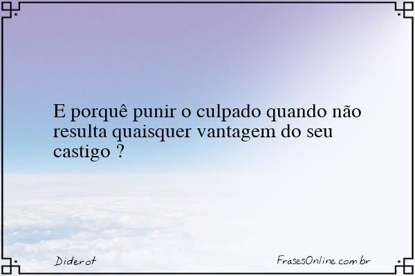 Frase de Diderot