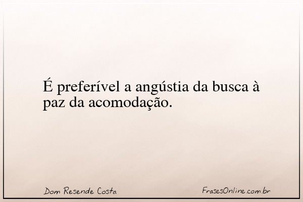 Frase de Dom Resende Costa