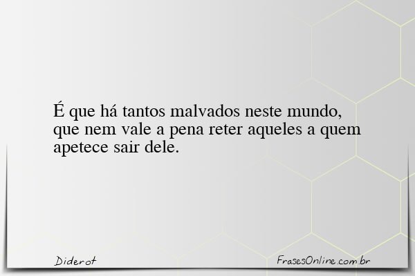 Frase de Diderot