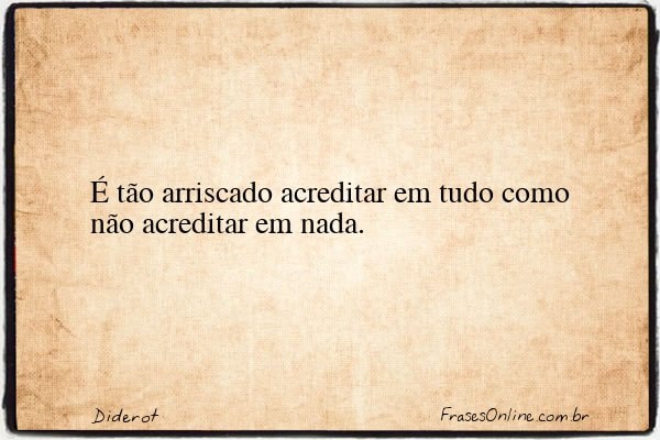 Frase de Diderot