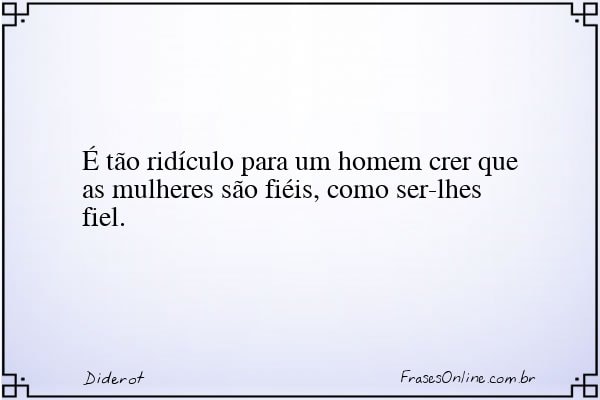 Frase de Diderot