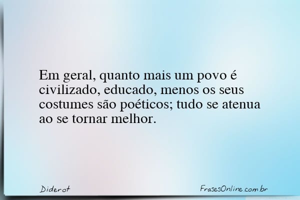 Frase de Diderot