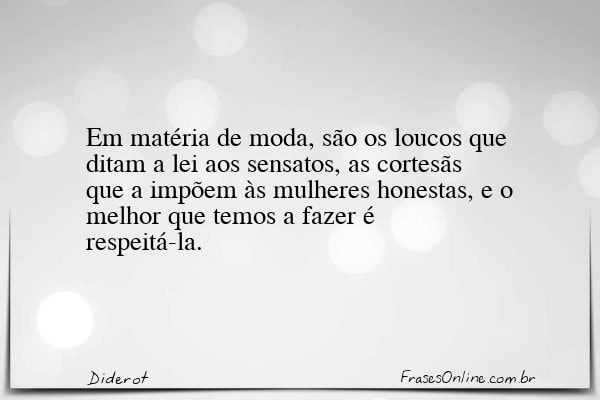 Frase de Diderot