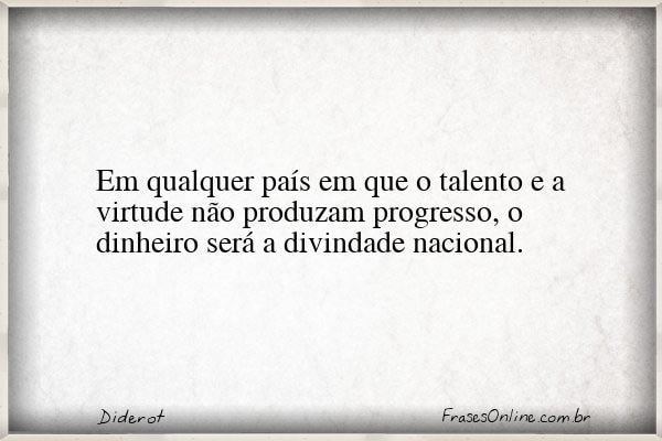Frase de Diderot