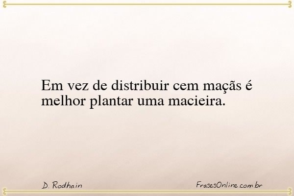 Frase de D. Rodhain
