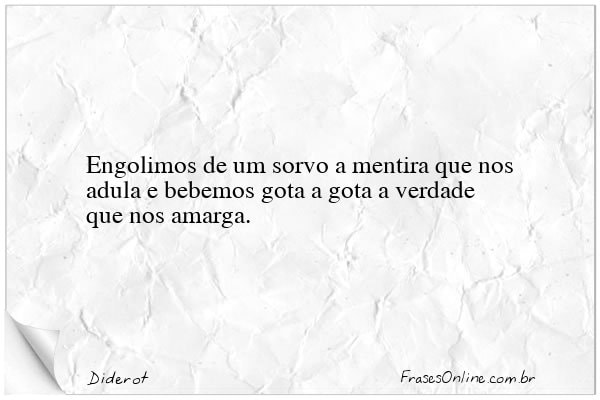 Frase de Diderot