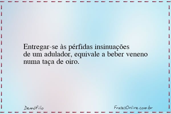 Frase de Demófilo