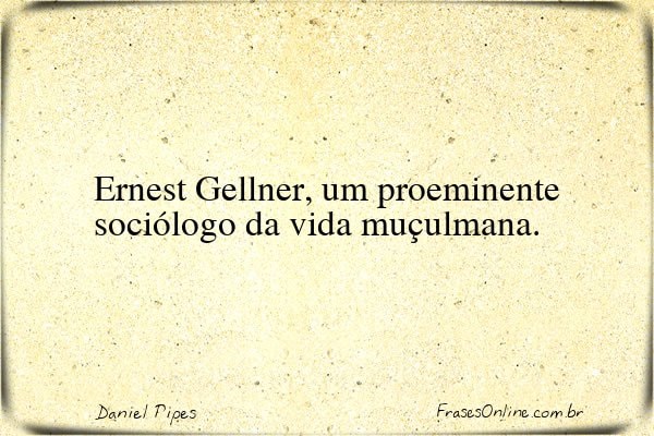 Frase de Daniel Pipes
