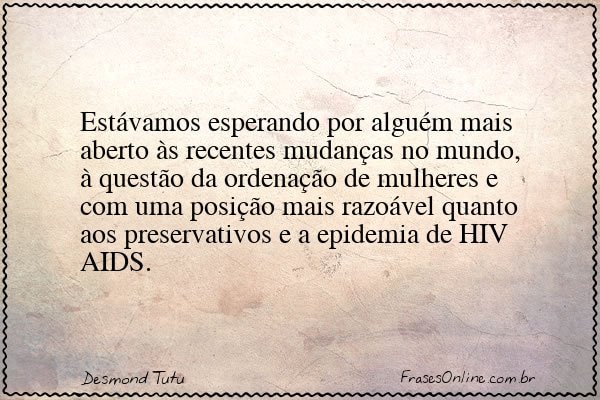 Frase de Desmond Tutu
