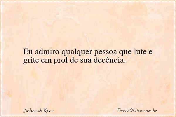 Frase de Deborah Kerr