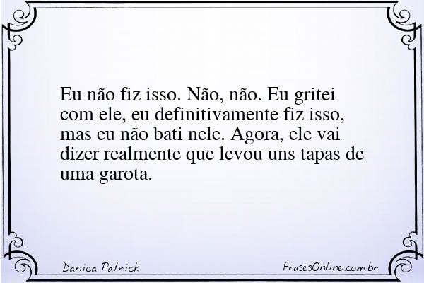 Frase de Danica Patrick