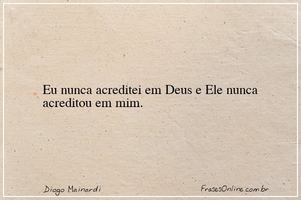 Frase de Diogo Mainardi