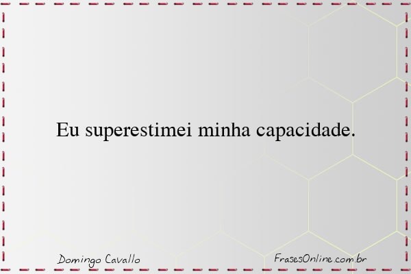 Frase de Domingo Cavallo