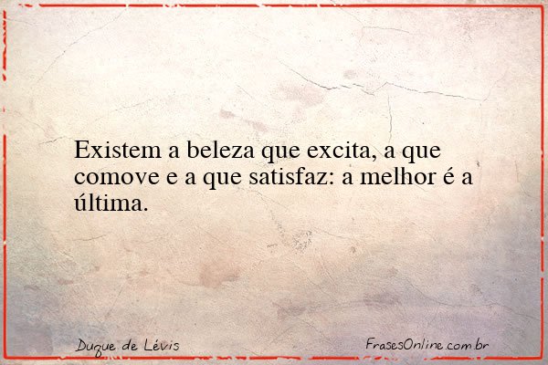 Frase de Duque de Lévis