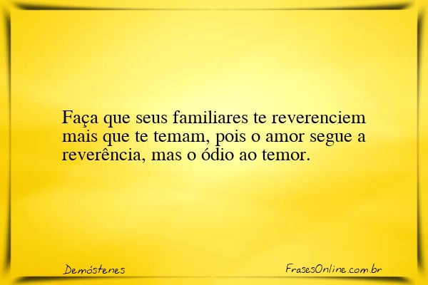 Frase de Demóstenes