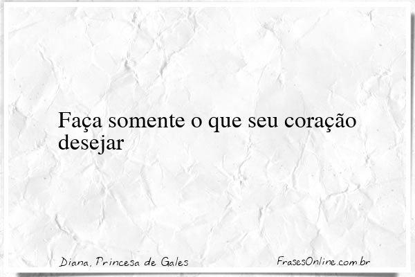 Frase de Diana, Princesa de Gales