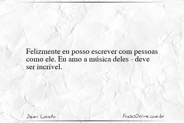 Frase de Demi Lovato