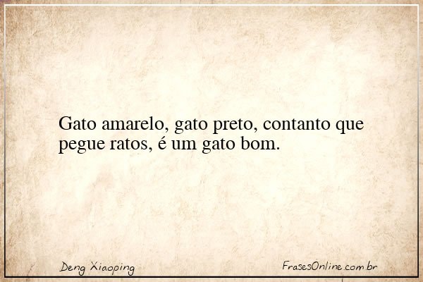 Frase de Deng Xiaoping