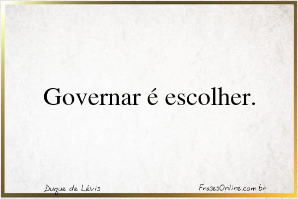 Frase de Duque de Lévis