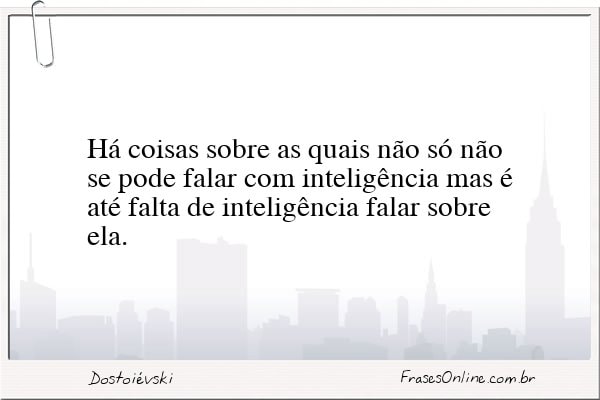 Frase de Dostoiévski