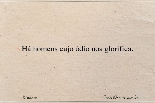 Frase de Diderot