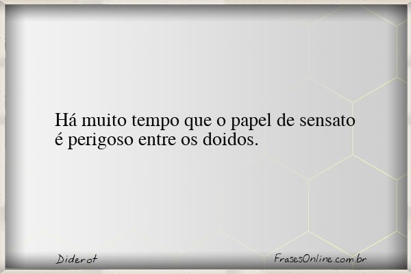 Frase de Diderot