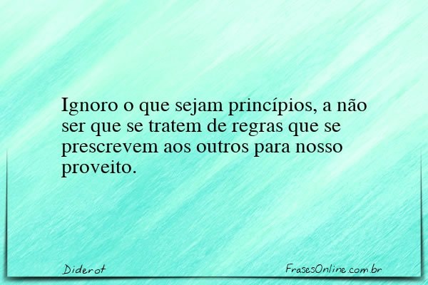 Frase de Diderot