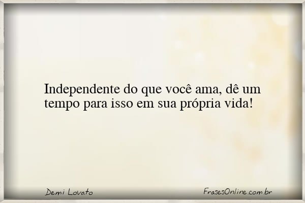 Frase de Demi Lovato