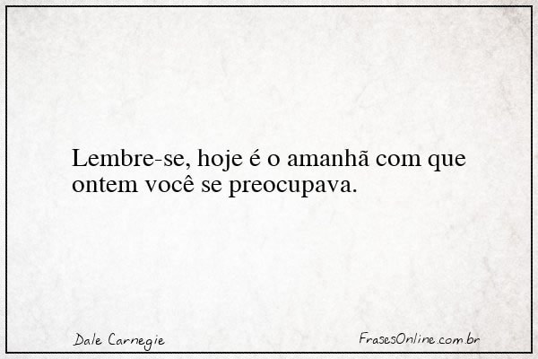 Frase de Dale Carnegie