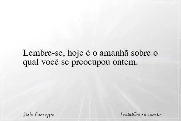 Frase de Dale Carnegie